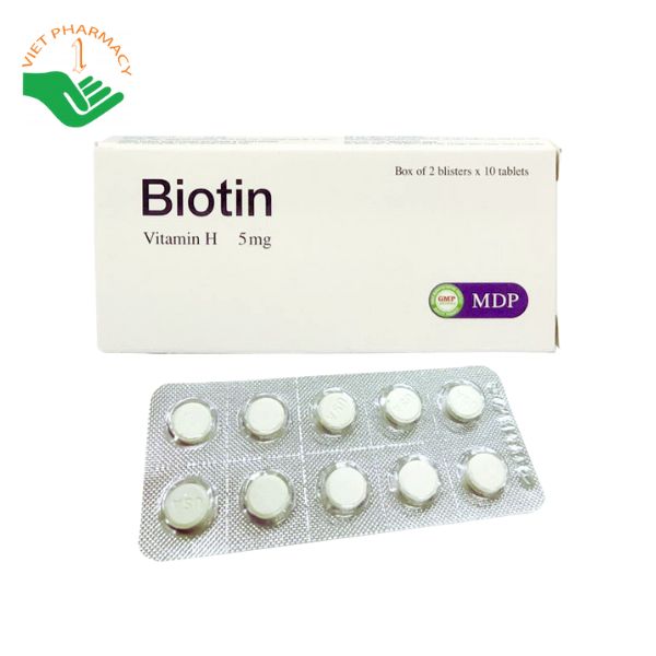Viên uống Biotin- Bổ sung Vitamin H và Vitamin B5